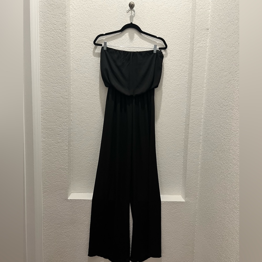 True Light Strapless black jumpsuit